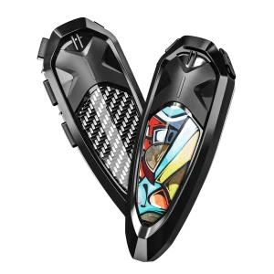 Lexin GTX Interfono Bluetooth per casco da motociclista Supporto per auricolare Citofono e ascolta musica a un periodo 10 ciclisti 2000m