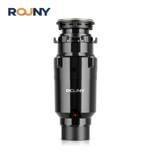 Smaltimento dei rifiuti ad avanzamento continuo con riduzione del suono, tritarifiuti alimentari da 1/2 HP con sistema di macinazione in acciaio inossidabile