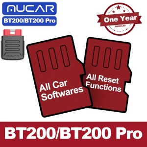 Rinnovare MUCAR BT200/MUCAR BT200 Pro 15 resettare software 1 anno gratuito 15 Reset funzione di manutenzione codice a T