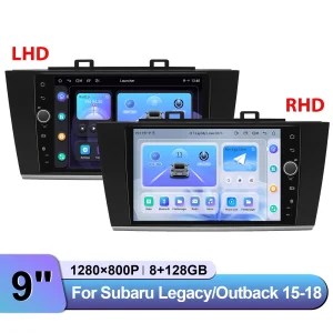 JOYING 9”Android 13 Autoradio Stereo Carplay Per Subaru Legacy Outback 2015- 2018 Supporto OEM Macchina Fotografica Harman Kardon Amplificatore