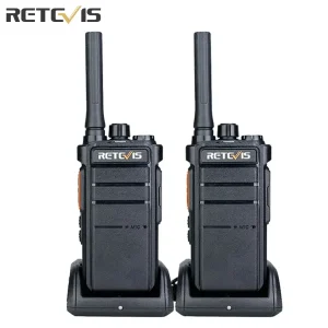 Retevis RB626 Walkie Talkie Potente 3W a lungo raggio USB C Ricarica 2000mAh Batteria Crittografia Scrambler Radio bidirezionale per la caccia