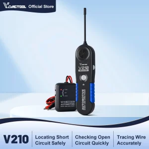 VDIAGTOOL V210 Universale 6-42V Tester di Circuito Elettrico per Auto Circuito automobilistico Wire Tracker Breve Aperto Finder Cavo di Riparazione Auto