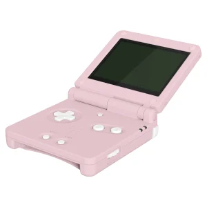 Guscio di ricambio eXtremeRate per Gameboy Advance SP (GBA SP) -fiori di ciliegio rosa