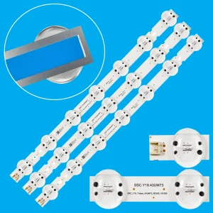 Striscia di retroilluminazione a LED per TV 43 ”43UM7340PVA 43UM4390PLC 43UM74006LB 43UM7450PLA 43UM7390PLC 43UM7400PLB 43UM7300PSA