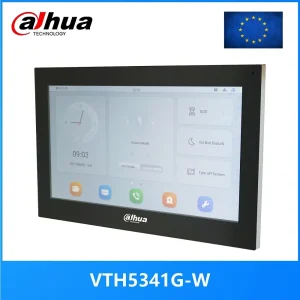 Dahua VTH5341G-W PoE(802.3af) monitor digitale per interni da 10 pollici Android, monitor per videocitofono, monitor per campanello cablato
