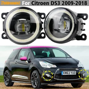 2X30W Car LED Angel Eye fendinebbia lampada di guida DRL H11 per Citroen DS3 DS 3 2009 2010 2011 2012 2013 2014 2015 2016 2017