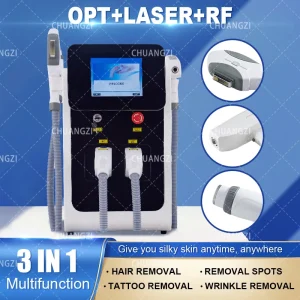 3 in 1 Diodo Laser OPT IPL Macchina per la depilazione Laser a picosecondi portatile Rimuovi il tatuaggio Dispositivo di bellezza professionale Rimuovi i capelli
