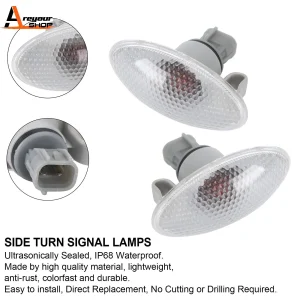 Areyourshop indicatore di direzione laterale luce parafango per Suzuki Swift Grand Vitara Splash SX4 36410-63J00 36410-63J20 36410-63J01