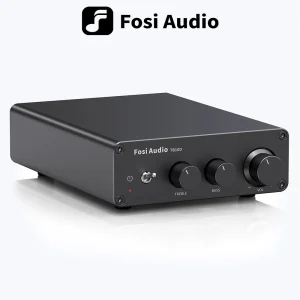 Fosi Audio 300Wx2 Amplificatore di potenza audio HiFi Aggiornamento Nuovo amplificatore stereo in classe D TPA3255 con bassi alti per altoparlante domestico
