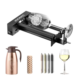 Kit di aggiornamento a rulli rotanti per macchina da taglio per incisore laser, incisione, taglio di oggetti cilindrici