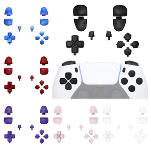 Pulsanti Set completo di ricambio eXtremeRate compatibili con Controller ps5 BDM-030 BDM-040 BDM-050-serie singola