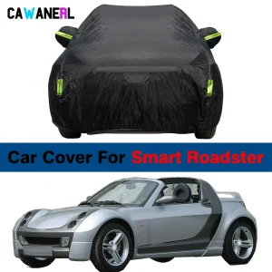 Copertura per auto completa impermeabile per Smart Roadster Outdoor Summer Sun Shade Anti-UV Inverno Neve Pioggia Protezione antivento Copertura automatica