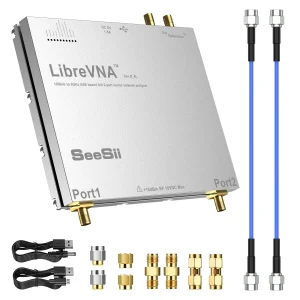 Analizzatore di rete vettoriale LibreVNA 100kHz-6GHz Analizzatore di antenna NanoVNA professionale basato su USB a 2 porte con riferimento esterno