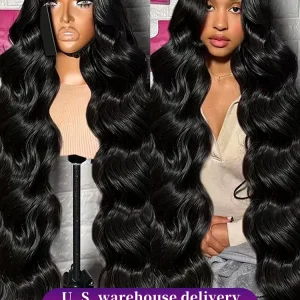 250% HD Remy 13×6 Onda Del Corpo Anteriore Del Merletto Parrucche Dei Capelli Umani 30 40 Pollici Pre Pizzicato Trasparente Brasiliano 13×4 Parrucca Frontale Del Merletto Delle Donne