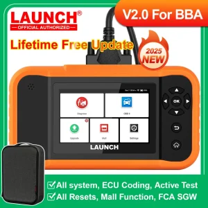 LANCIO X431 Creader Elite 2.0 BBA Codifica ECU Test attivo per BMW per Benz per Audi Strumento diagnostico per auto scanner obd Senza vita
