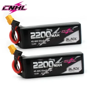 2 pz CNHL 4S 14.8 V 2200 mAh Lipo Batteria 30C 40C 70C Con XT60 T Dean Spina Per RC Aereo Auto FPV Elicottero Drone Quadcopter