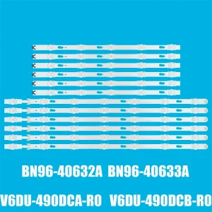 Striscia di retroilluminazione a LED per UE49MU6200K UE49KU6100K BN96-40632A BN96-40633A V6DU-490DCA-R0 MU6100-49INCH-R L CY-WK049HGLV1H