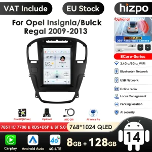 Autoradio Carplay 4G 2Din per Opel Insignia Buick Regal 2008-2013 lettore Video multimediale unità principale Stereo 9.7 “Autoradio DSP BT