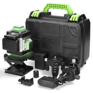 Strumento di livello laser 4D 16 linee Linee orizzontali verticali Multifunzionale 3 °   Autolivellante Con batteria agli ioni di litio