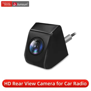Junsun Telecamera posteriore per auto Impermeabile AHD 720P Risoluzione 140 ° Telecamera di parcheggio per retromarcia grandangolare per accessori per autoradio