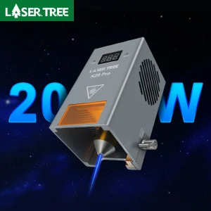 LASER TREE Modulo laser a potenza ottica da 20 W con testa laser a diodi con ugello Air Assist per macchine da taglio per incisione CNC Strumenti fai da te