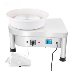 VEVOR CeramicaWheel, 25CMPotteryFormingMachine, 350WwithFootPedalandSavvolucro staccabileEasyCleaningFlexibleApplicazione