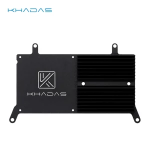 Khadas New vim dissipatore di calore per VIMs & Edge-V SBC Single Board Computer compatibile 3705 ventola di raffreddamento/custodia fai da te