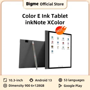 BIGME Lettore di ebook E-ink da 10,3 pollici inkNoteX Color Libro elettronico Ereader Tablet Dimensity 900, 6 + 128 GB Android 13 Sistema aperto