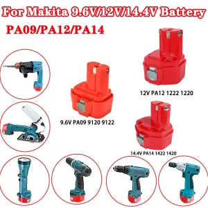PA12 PA14 PA09 For  Makita 12V 14.4V 9.6V 1200 1220 1222 1235 9120 1422 1420 192600-1 6261D 6207D 6281D 6280D 6343D