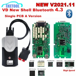 A + Qualità V2021.11 V2020.23 Multidiag Pro+ VD150 Scheda PCB singola TCS Pro Scanner Lettore di codici OBD2 per auto/camion