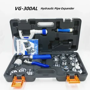 Espansore idraulico HVAC Kit di strumenti per SWAGING idraulico per tubi in rame Espandibile per tubi in rame Strumento per espandere tubi in rame da 3/8 “a 1-5/8” VG-300AL