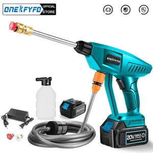 30BAR Cordless Pulitore Ad Alta Pressione Lavatrice Pistola Ad Acqua A Spruzzo Lavaggio Auto Macchina Per La Pulizia Dell’acqua A Pressione per Makita 18V Batteria