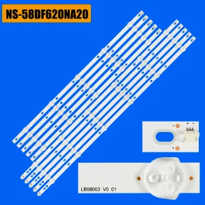 Striscia di retroilluminazione a LED per NS-58DF620NA20 58PUS6203 58PUS6504 58PUF6013 58PUS7555 58PUS6203/12 58PUS6504/12 58PUS6504/60 58PUS7505