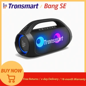 Altoparlante portatile Tronsmart Bang SE con Bluetooth 5.3, riproduzione 24 ore su 24, maniglia portatile, per campeggio, feste