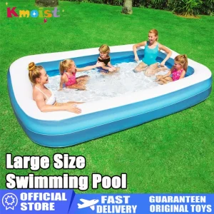 Piscina gonfiabile grande 2/3M Piscine grandi con cornice rimovibile per bambini in famiglia Desmomtables Alberca fuori terra
