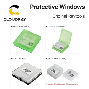 Cloudray Original Raytools occhiali protettivi lenti protettive ottiche Laser per Raytools testa Laser in fibra BT240S BM109 BM114S