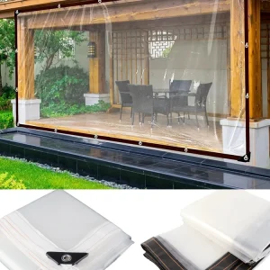 2M ~ 5M Trasparente Trasparente Panno Antipioggia Giardino Balcone PE Pellicola Gazebo Serra Pianta Succulente Mantenere Caldo Copertura Telo Telone