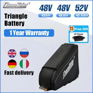 ChamRider Triangle 21700 Batteria cellulare 48V Ebike Elettrico ricaricabile 30AH 40AH Capacità enorme 1000W 2000W Bafang super potente