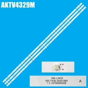 1/5/10 set retroilluminazione a LED per Akai AKTV4329M MS-T430 MS-T430-3030-08A MC-32A06X 32A/321 MS-L3452 V2 PT430CT02-1 3BCX81312 1.3