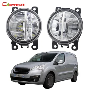 2X30W LED Gruppo fendinebbia Passeggero per auto + Driver Nebbia Lampada di marcia diurna DRL per Peugeot Partner Box Corpo MPV 2012-2022