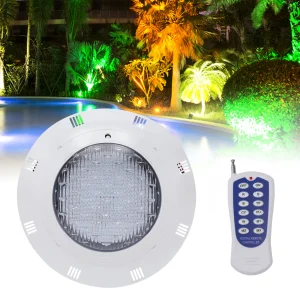 Luce subacquea per piscina a LED RGB da 45 W IP68 Impermeabile 7 colori che cambiano luci subacquee per piscina con telecomando
