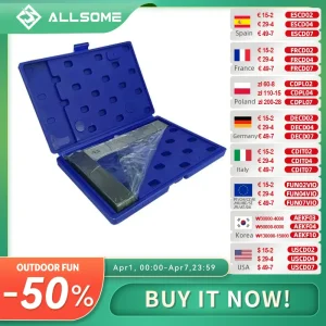 Quadrato 90 gradi ingegnere ad angolo retto Set precisione rettificata acciaio temprato angolo righello HT2059-2064