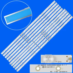 Striscia di retroilluminazione a LED per 55pus7304 55pus6704 55PUS7394 55PUS7504 55PUN6784/61 55PUS6814 LB-GM3030-GJ0D22555X10AN22-1-H
