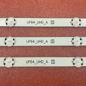 3 pezzi 8LED striscia di retroilluminazione a LED per TV UF64_UHD_A HC430DGN-SLNX1 43UF6409 43UF6400 43UF640V 43UF6407 43UH610V 43UH619V 43UH603V