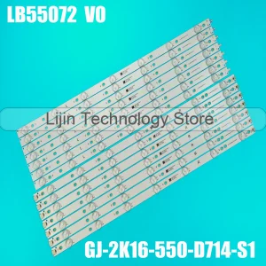 Striscia di retroilluminazione a LED per TV da 55” LB55072 55PFF5701 55PUS6501 55PUS6561 55PUS6581 55PUS6101 55PUH6101 55PUS6401 55PUS7272