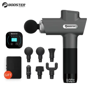 Booster M2-D Pistola per massaggio Percussioni dei tessuti profondi Collo Schiena Massaggiatore per il corpo Pistola per fascia portatile Rilassamento muscolare Massaggiatore elettrico