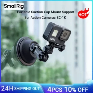 Supporto portatile per ventosa SmallRig per Action cam SC-1K Action Camera con supporto universale-4193