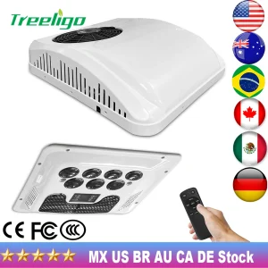 Condizionatore d’aria elettrico da tetto 13500BTU 12V con certificazione CE, riscaldamento e raffreddamento, per camper, furgoni, roulotte, motorhome.