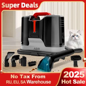 Lavatrice per tappeti ABIR G80, aspirazione 15000PA, elettrodomestico intelligente per la pulizia del divano letto, elettrodomestico intelligente per la pulizia del divano letto