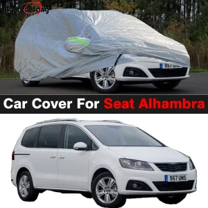 Copertura completa per auto antivento a prova di sole pioggia neve polvere previene la copertura MPV per Seat Alhambra 1996-2025